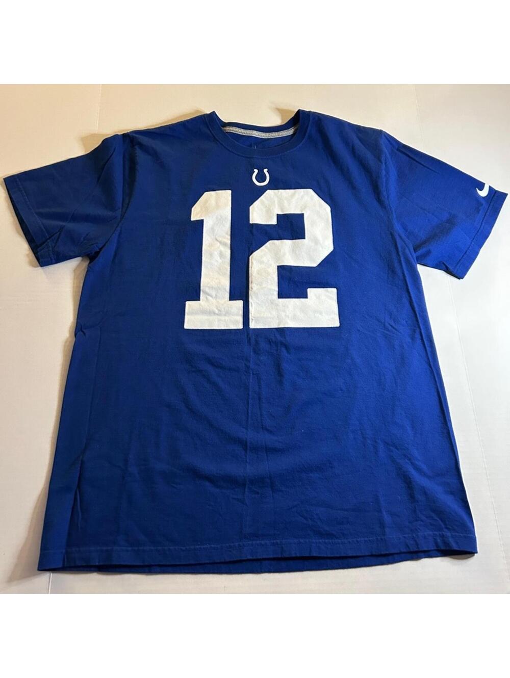 Nike Indianapolis Colts Andrew Luck #12 T-Shirt Jersey Mens XL NFL Football